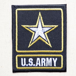画像1: ミリタリーワッペン U.S.Army アーミー スター アメリカ陸軍 (1)
