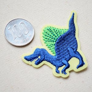 画像2: ワッペン スピノサウルス 恐竜シルエット (2)