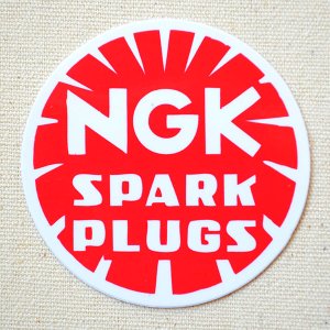 画像1: ステッカー/シール NGKスパークプラグス (1)