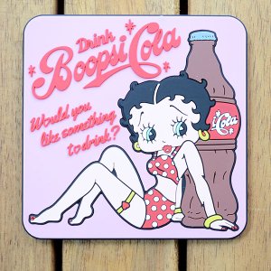 画像1: ラバーコースター ベティブープ Betty Boop(ドリンク) (1)