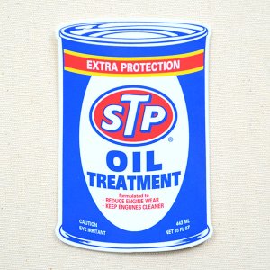 画像1: ステッカー/シール STP オイル缶 (1)