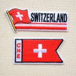 画像: ワッペン スイス国旗 フラッグ