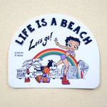 画像: ステッカー/シール ベティブープ Betty Boop(LIFE IS A BEACH)