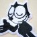 画像2: ワッペン フィリックスザキャット Felix The Cat(シャット) (2)