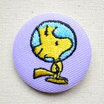 画像: 刺繍ブローチ スヌーピー(ウッドストック アストロノーツ) PEANUTS/ピーナッツ