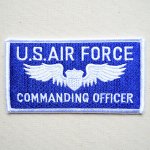 画像: ミリタリーワッペン U.S.Air Force エアフォース コマンディングオフィサー アメリカ空軍
