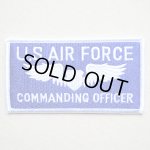 画像: ミリタリーワッペン U.S.Air Force エアフォース コマンディングオフィサー アメリカ空軍