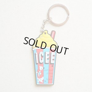 画像1: ラバーキーチェーン ICEE CUP(イエロー) (1)