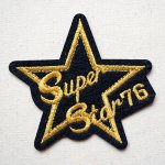 画像: ワッペン スーパースター Super Star 76(星/ゴールド)