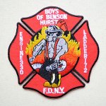 画像: ビックアメリカンワッペン FDNY ニューヨーク消防局