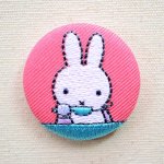 画像: 刺繍ブローチ ミッフィー(スプーン) Dick Bruna/ディック ブルーナ