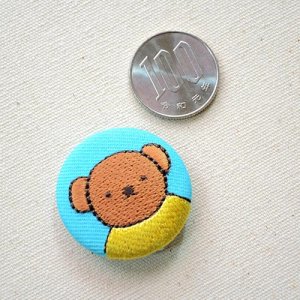 画像2: 刺繍ブローチ ボリス Dick Bruna/ディック ブルーナ (2)