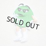 画像: ワッペン M&M's エムアンドエムズ チョコレート(グリーン)S