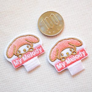 画像2: 名札つけアップリケ/ワッペン マイメロディ (2)