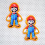 画像: ミニワッペン スーパーマリオ(2枚組)