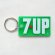 画像1: ラバーキーチェーン 7UP ロゴ (1)