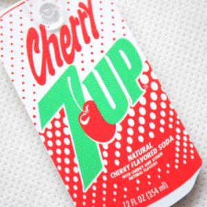 画像2: ラバーキーチェーン 7UP チェリー (2)