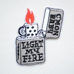 画像: ワッペン LIGHT MY FIRE ライター