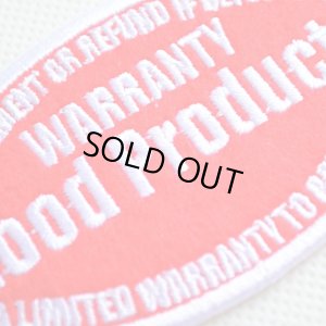 画像2: USAアドバタイジングワッペン Good Products レッド&ホワイト (2)