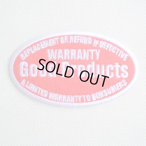 画像1: USAアドバタイジングワッペン Good Products レッド&ホワイト (1)