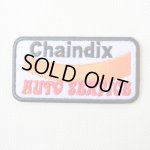 画像: USAアドバタイジングワッペン Chaindix ホワイト＆ブラック