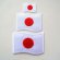 画像3: ワッペン 日本国旗 ウエーブ Mサイズ (3)