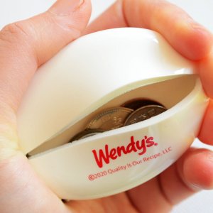 画像4: コインケース ウェンディーズ Wendy's ホワイト ラバー (4)