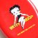 画像2: コインケース ベティブープ Betty Boop レッド  ラバー (2)