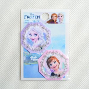 画像3: ワッペン アナと雪の女王2 アナ&エルサ パープル&ピンク (3)