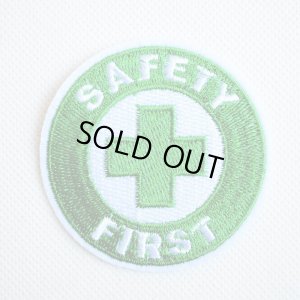 画像1: ワッペン SAFETY FIRST 安全第一 (1)
