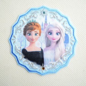 画像1: ワッペン アナと雪の女王2 ブルー ディズニー (1)