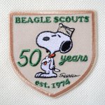 画像: ワッペン ビーグルスカウト BEAGLE SCOUTS 50th エンブレム スヌーピー 