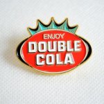 画像: ピンバッジ ダブルコーラ Double Cola  アメリカン