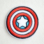 画像: ワッペン キャプテン アメリカ  ロゴ マーベル