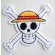 画像1: 刺繍シール ワンピース ONE PIECE ルフィ サガラ  (1)