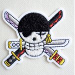 画像: 刺繍シール ワンピース ONE PIECE ゾロ サガラ