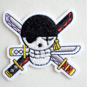 画像1: 刺繍シール ワンピース ONE PIECE ゾロ サガラ (1)