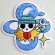 画像1: 刺繍シール ワンピース ONE PIECE ナミ サガラ (1)