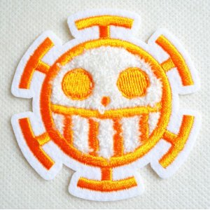 画像1: 刺繍シール ワンピース ONE PIECE ロー サガラ (1)