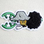 画像: 刺繍シール ワンピース ONE PIECE ウソップ サガラ