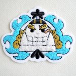 画像: 刺繍シール ワンピース ONE PIECE ジンベエ サガラ
