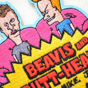 画像2: ワッペン ビーバス アンド バットヘッド Beavis and Butt-Head MTV. アイロン (2)