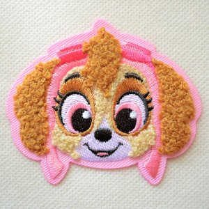 画像1: ワッペン パウパトロール スカイ かわいい サガラ (1)