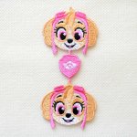 画像: ラインワッペン パウパトロール スカイ かわいい