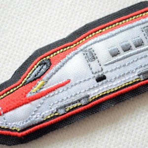 画像2: キーホルダー キーリング トレイン 刺繍 E6系 こまち (2)