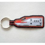 画像: キーホルダー キーリング トレイン 刺繍 E6系 こまち