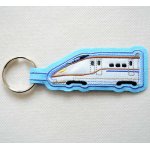 画像: キーホルダー キーリング トレイン 刺繍 E7系 北陸新幹線