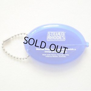 画像4: コインケース キーホルダー スティーブンローズ  Steven Rhodes ブルー クリア ラバー かわいい (4)