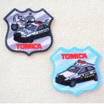 画像: ワッペン トミカ パトロールカー 白バイ