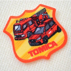 画像2: ワッペン トミカ 消防車 消防指揮者 救急車 (2)